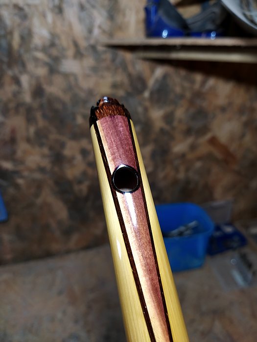 Pífano de bambu.
