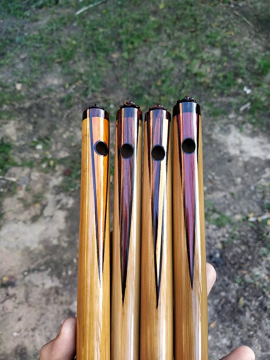 Pífano de bambu.